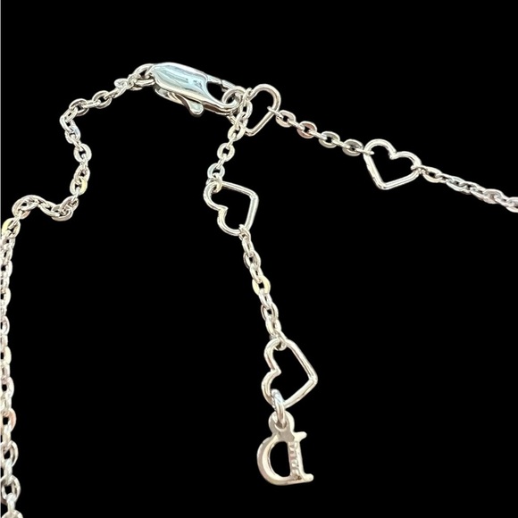 Dior Silver Script Necklace - Picture 3 of 12